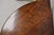 Antique Mahogany Demilune Flip Top Console Game Table With Hidden Drawer For Sale - Image 9 of 13