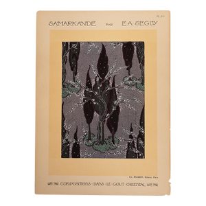 French Pochoir Illustrations by e.a. Séguy No. 2