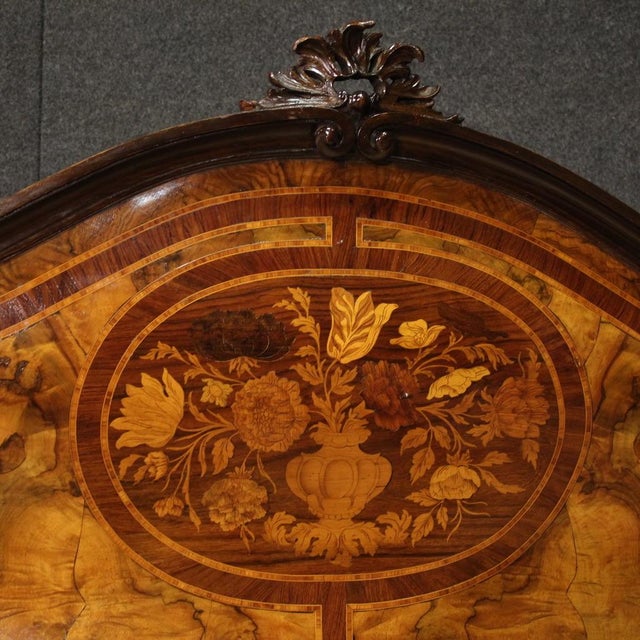 Vintage Lombard Double Bed, 1950 For Sale - Image 10 of 13