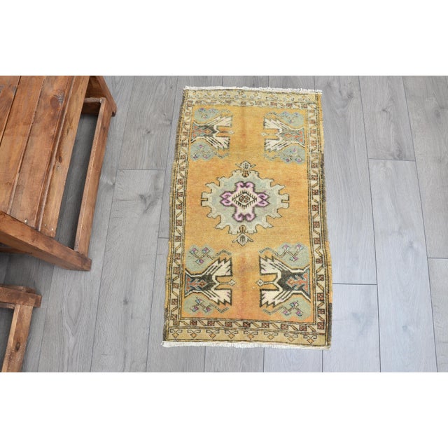 Handknotted Tribal Carpet For Sale - Image 6 of 6