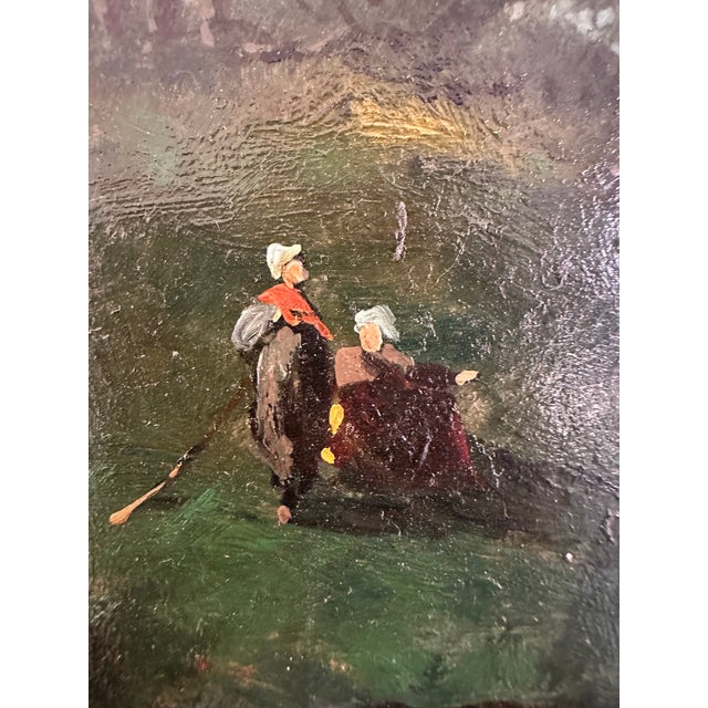 Antique English Landscape on Canvas For Sale - Image 4 of 10