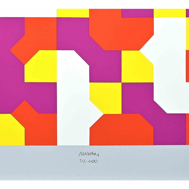 Peano Curves is an original screen print realized by Bruno Munari in 1991. Hand-signed and numbered with pencil by the...