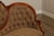 Antique Victorian Carved Walnut Frame Tufted Sofa For Sale - Image 4 of 12