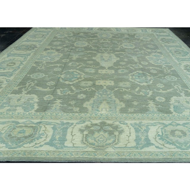 Turkish Oushak Antique Look Rug 12'3" x 14'10" #20078 Explore a curated collection of hallway runners, wool rugs, and...