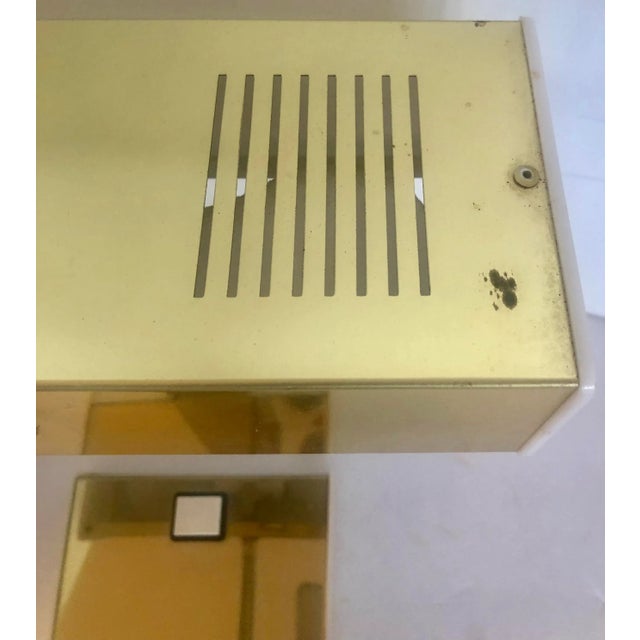 1970's Gold & White Desk Lamp For Sale - Image 9 of 12