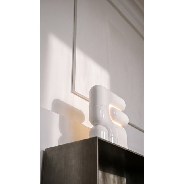 White U 021 Ambient Lamp by Rollo Studio For Sale - Image 8 of 11
