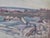 Vintage Impressionist Winter Landscape Oil Painting, Ukrainian Art 34-46 For Sale - Image 6 of 6