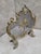 Antique Louis Style French Brass Cherub and Floral Free Standing Fire Screen For Sale In Chicago - Image 6 of 10