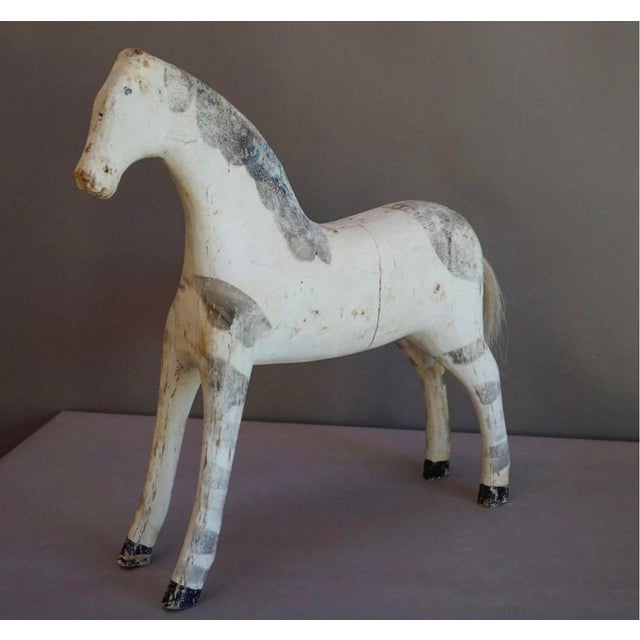 Early 19th Century 19th Century Swedish Painted Horse For Sale - Image 5 of 5