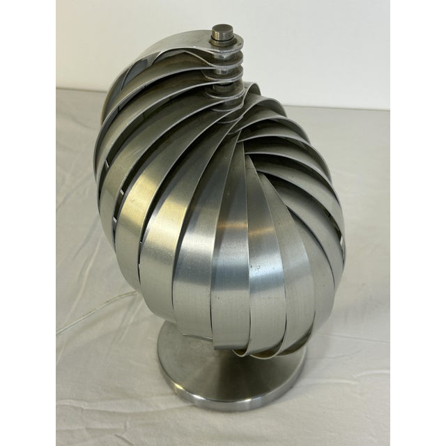 Metal Vintage Moon Table Lamp, 1970s For Sale - Image 7 of 11