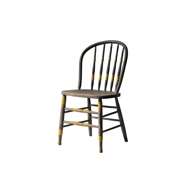 Antique Spindle Chairs - A Pair For Sale - Image 10 of 11