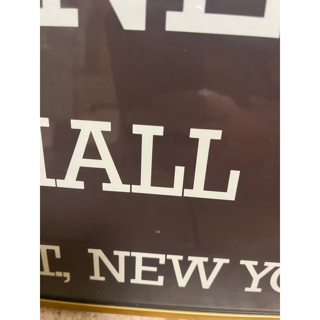 Pete turner framed in gold under glass Ballerina Poster from NYC Carnegie Hall 1980s Vintage Piece THE SPACE 154 W 57TH...