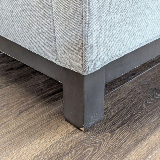 Textile Mitchell Gold + Bob Williams Clifton Modern Gray Sectional Sofa For Sale - Image 7 of 8