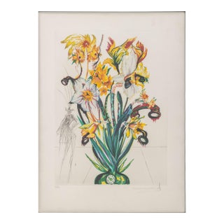 Salvador Dali "Narcissus (Phones)" Etching, 1972 For Sale