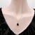 Red 14k Gold Mounted Fancy Cut Tanzanian Garnet Pendant For Sale - Image 8 of 10