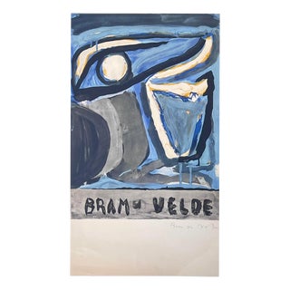 Bram Van Velde, Untitled, 1970s, Lithograph For Sale