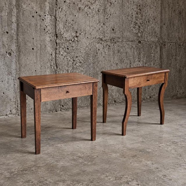 Wood Vintage Wooden Nightstand, 1980s, Set of 2 For Sale - Image 7 of 7