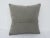 Turkish Turkish Gray Handmade Pillow Cover For Sale - Image 3 of 4