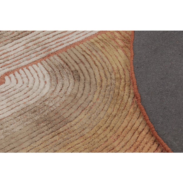 Red Rug & Kilim’s Modern Circle Rug with Bold Multicolor Geometric Patterns For Sale - Image 8 of 10