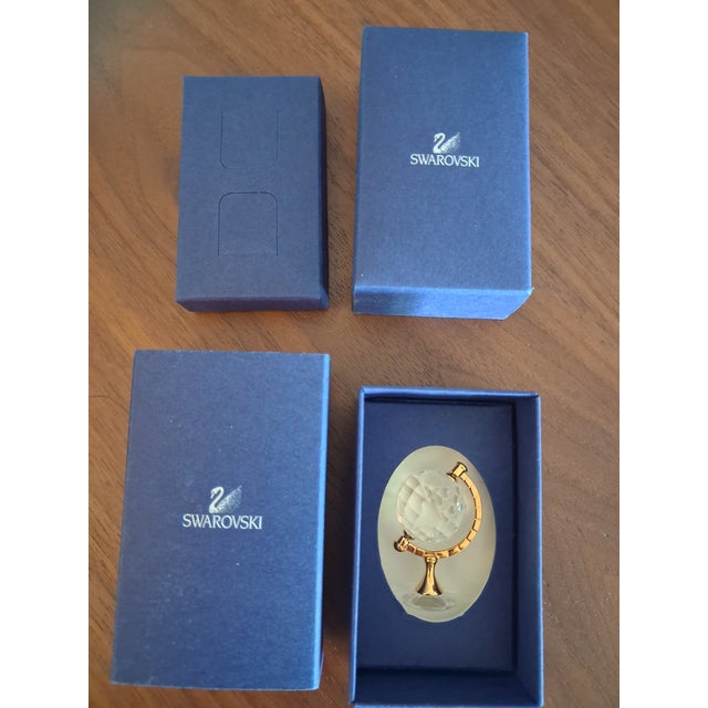 Swarovski Swarovski Crystal Memories Mini Globe (Gold Accent), Item Number 199455 For Sale - Image 4 of 8