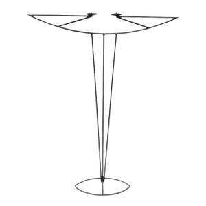 Vintage Art Nouveau Deco Wrought Iron Tall Floor Candle Holder Stand Candelabra