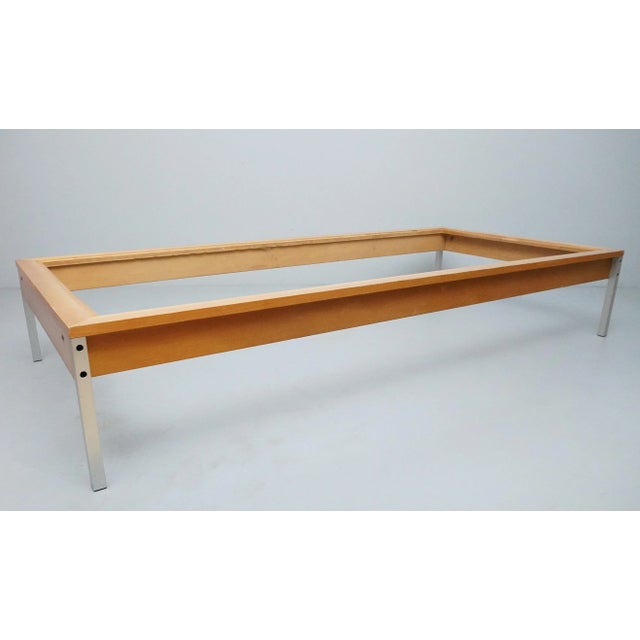 RZ 57 Daybed by Dieter Rams, Otto Zapf & Wilhelm Kimmelmann in Beech & Aluminium, 1961 For Sale - Image 6 of 10
