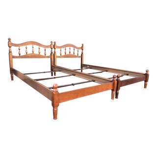 Petite Maple Twin Beds- a Pair For Sale