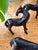 Hermès Vintage Carved Dark Wood Horse Figurines, Set of 5 Miniatures For Sale - Image 4 of 9