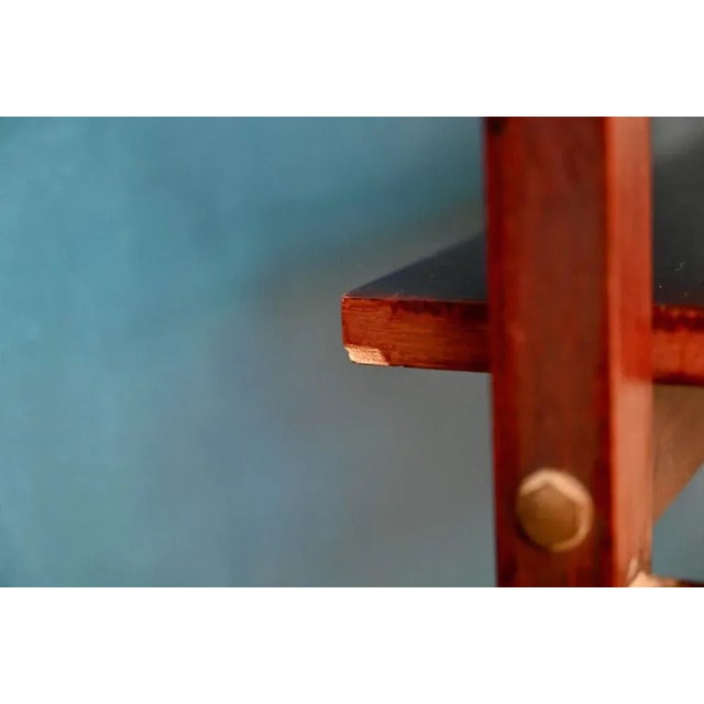 Italian Teak Console Table, 1960s For Sale - Image 9 of 12