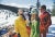 Snowmass Village 1968 Women in colourful hats at an apres ski party in Snowmass Village, in Pitkin County, Colorado, in...