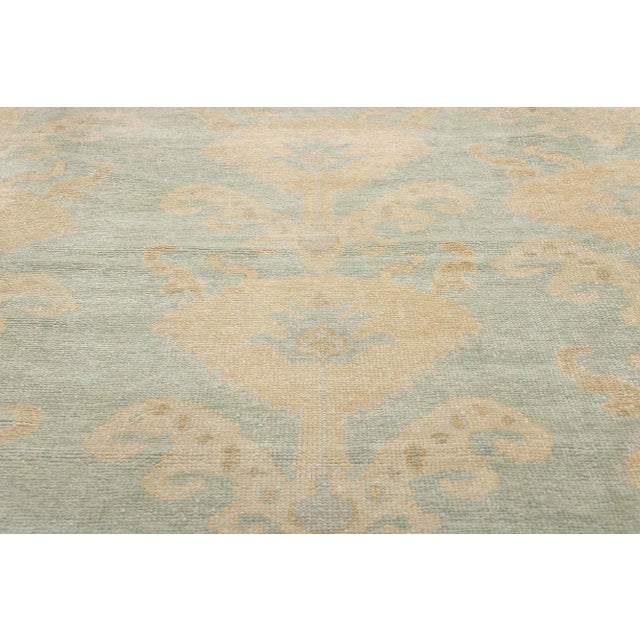 Early 21st Century Vintage Modern Turkish Oushak Rug - 09'03 X 12'06 For Sale - Image 5 of 12