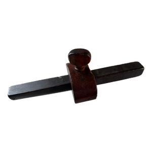 19th Century English Rosewood Marking Gauge With Original Wooden Locking Screw