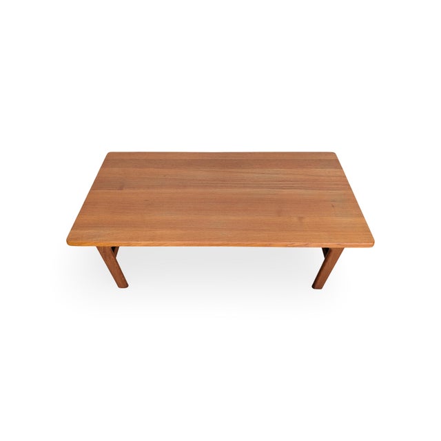 Mid-Century Teak Coffee Table from Niels Bach For Sale - Image 4 of 9