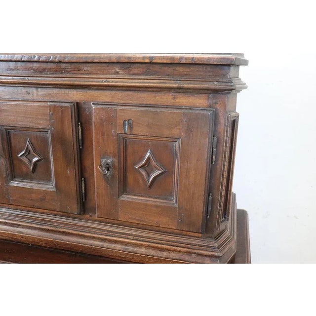 Antique Cabinet in Walnut Wood, 1600s For Sale - Image 15 of 18
