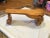 1980s 1980s Vintage Handcrafted Wood Bench For Sale - Image 5 of 10