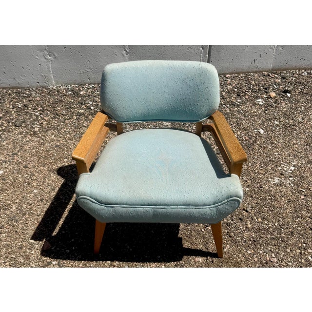 Brown Saltman Vintage Mid Century Modern Lounge Chair Attributed to Brown Saltman For Sale - Image 4 of 6
