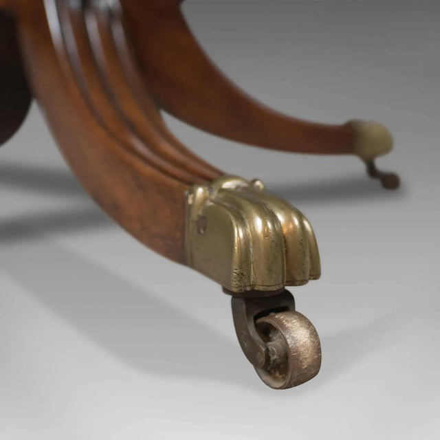 1820s Regency Flame Mahogany Pembroke Table For Sale - Image 10 of 11