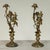 Mid 19th Century Pair Napoleon III Period Bronze Floral Candelabra For Sale - Image 5 of 11