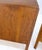 Pair Finished Back Danish Mid Century Modern One Drawer Walnut Night Stands MINT For Sale - Image 11 of 18