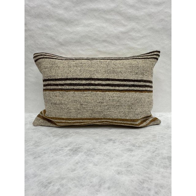 Turkish Hemp Pillow Cushion Natural Beige Brown Pillow Cushion Cover 16" x 24" #30158 Enhance your home decor with our...