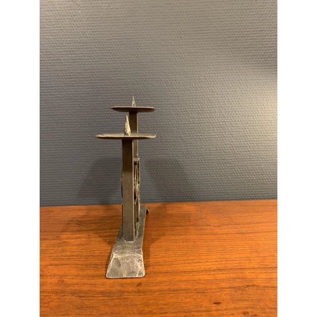 Brutalist Style Candleholder, 1960s, in Flawless conditions. Designed 1960 to 1969