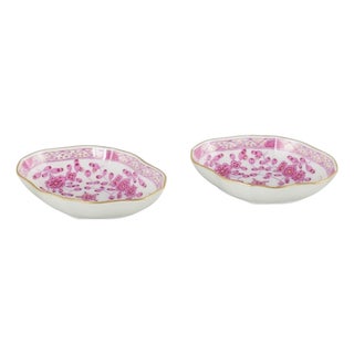 Small Oval Porcelain Bowls from Meissen, Set of 2 For Sale