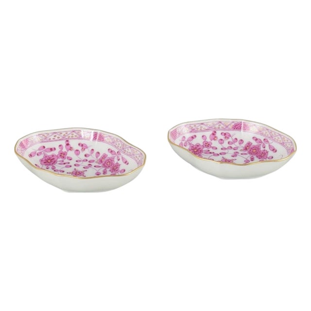 Small Oval Porcelain Bowls from Meissen, Set of 2 For Sale