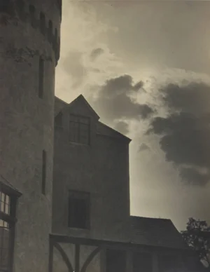 Dr. F.W. Buraky "Castle & Clouds" Photograph, Circa Late 1920s