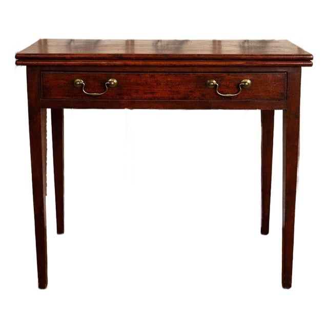 Early 19th Century English Gold Top Side / Games Table For Sale