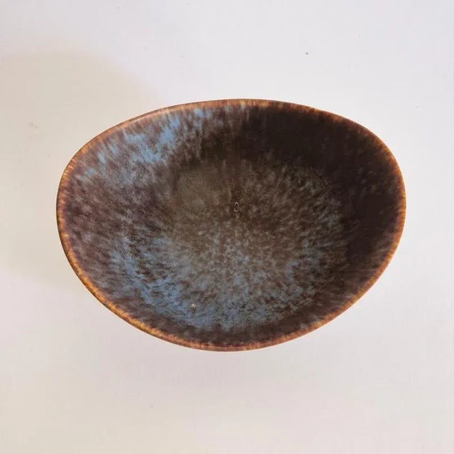 Modern Scandinavian Stoneware Bowl in Ceramic by Rörstrand attributed to Gunnar Nylund, 1950s For Sale - Image 6 of 7