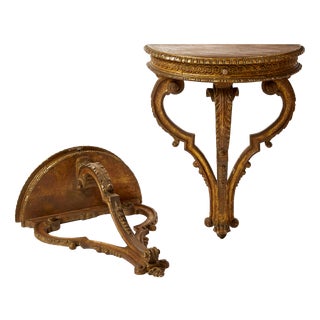 Empire Style Consoles, 1890s, Set of 2 For Sale