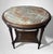 Neoclassical Early 20th Century Neoclassical Italian Walnut Side Table With Marble Top and Vienna Straw Shelf For Sale - Image 3 of 18