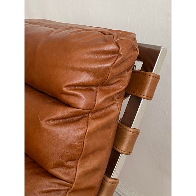 Restoration Hardware Oviedo Leather Chaise Chairish