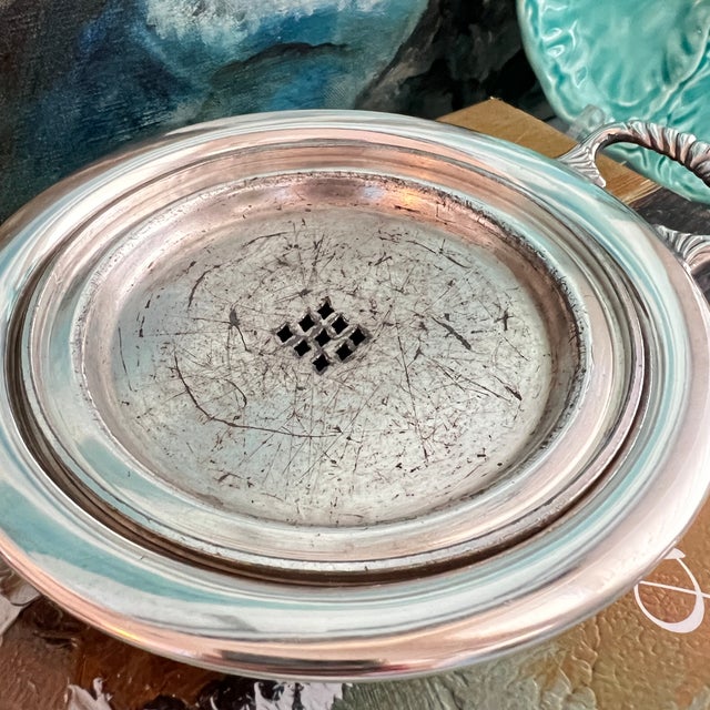 Antique Victorian Quadruple Silverplate Butter Cooler With Cow Finial For Sale In San Antonio - Image 6 of 10